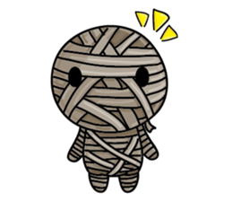 Voodoo mummy sticker #10664799