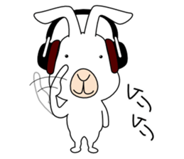 Headphone animals sticker #10665649