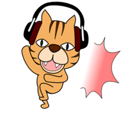 Headphone animals sticker #10665651