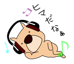 Headphone animals sticker #10665652