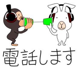 Headphone animals sticker #10665660