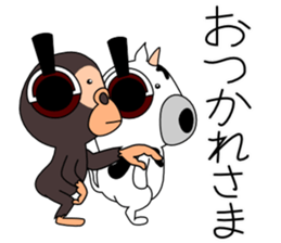 Headphone animals sticker #10665662