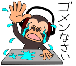 Headphone animals sticker #10665667