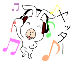 Headphone animals sticker #10665671