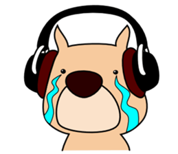 Headphone animals sticker #10665675