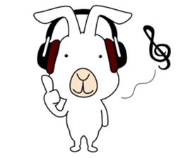 Headphone animals sticker #10665684