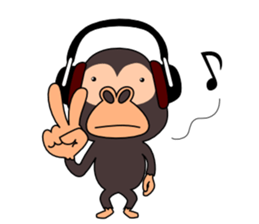Headphone animals sticker #10665685