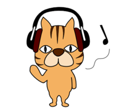 Headphone animals sticker #10665686