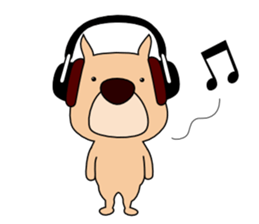 Headphone animals sticker #10665687