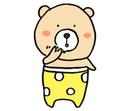 High Waist Bear 3 sticker #10666094