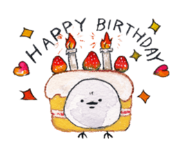 Play of funny birds sticker #10666451