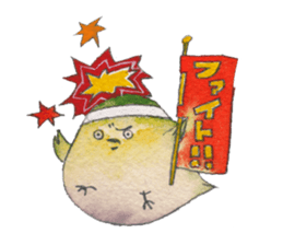 Play of funny birds sticker #10666467