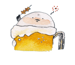 Play of funny birds sticker #10666470