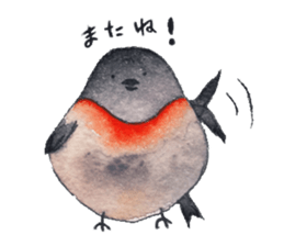 Play of funny birds sticker #10666477