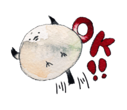 Play of funny birds sticker #10666480