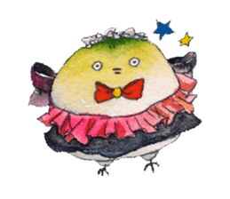 Play of funny birds sticker #10666483