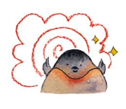 Play of funny birds sticker #10666485