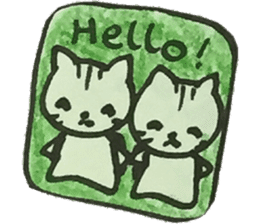 CaCa: Cats & Bunny LoveLove sticker #10667029