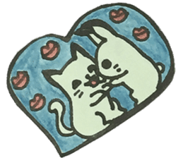 CaCa: Cats & Bunny LoveLove sticker #10667038