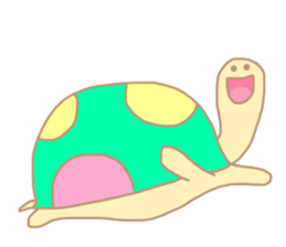 pretty turtle sticker #10667403