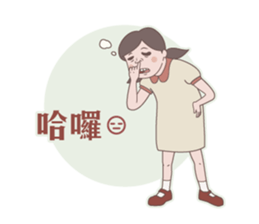 Seafood girl daily life sticker #10667866