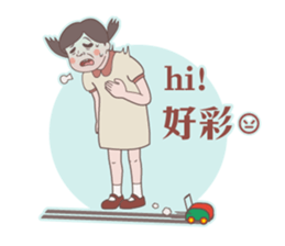 Seafood girl daily life sticker #10667876