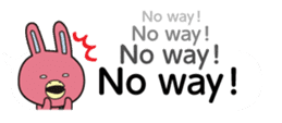 NOVA Usagi 2 (English speech bubbles) sticker #10667904