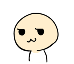 Difficult nuances transmitted sticker #10668386