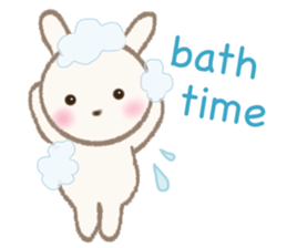 little white rabbit sticker #10668411