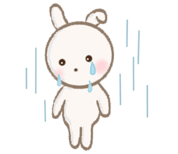 little white rabbit sticker #10668428