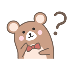 Mr. pleasant bear sticker #10668850