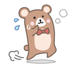 Mr. pleasant bear sticker #10668864