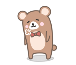 Mr. pleasant bear sticker #10668867