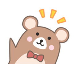 Mr. pleasant bear sticker #10668868