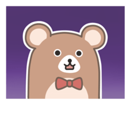 Mr. pleasant bear sticker #10668871