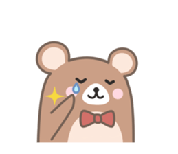 Mr. pleasant bear sticker #10668875