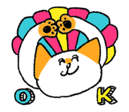 Cat to react instead sticker #10669064