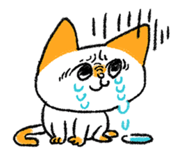 Cat to react instead sticker #10669066