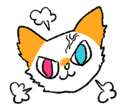 Cat to react instead sticker #10669070