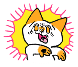 Cat to react instead sticker #10669071