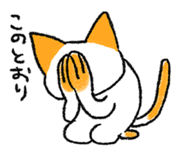 Cat to react instead sticker #10669072