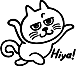 I am a cat.Thank you.7!(English) sticker #10669143