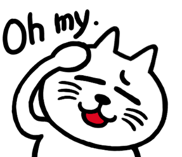 I am a cat.Thank you.7!(English) sticker #10669155