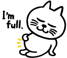 I am a cat.Thank you.7!(English) sticker #10669165