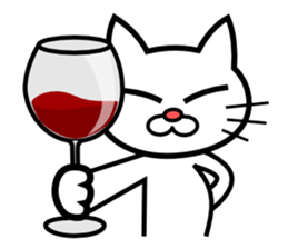 Drunken Cat sticker #10670260