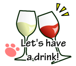 Drunken Cat sticker #10670262