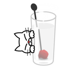 Drunken Cat sticker #10670267