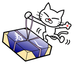 Drunken Cat sticker #10670275