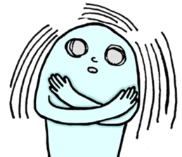 mistery colorful creature sticker #10670671