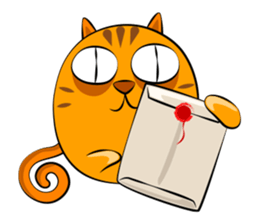 Working_Cat sticker #10671018